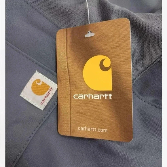 Carhartt Short Sleeve Pewter Scrub Top  Size Small - Picture 8 of 11